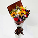 Pretty Flower Bunch & Vanilla Cake- 3 Kg