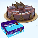 Choco Ganache Cake and Dairy Milk Oreo Chocolates