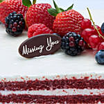 Miss You 4 Portion Red Valvet Cake