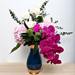 Hydrangea N Roses Vase