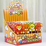 Sour Jelly Lollipops 24 Pcs