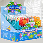 Aqua Jelly Lollipops 24 Pcs