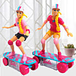 Barbie Skateboard Toy With Candies