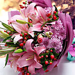 Pink Purple Flower Bouquet