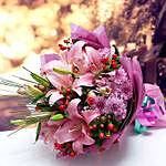 Pink Purple Flower Bouquet