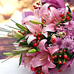 Pink Purple Flower Bouquet