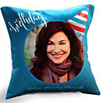 Birthday Cushion with Marble Cake