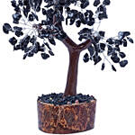 Black Agate Stone Handcrafted Wishing Tree