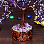 Purple Agate Stone Handcrafted Wishing Tree
