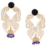Gold Toned Dome Jhumkas