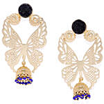 Gold Toned Dome Jhumkas