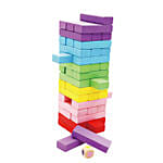 Rainbow Jenga Set