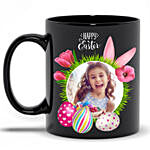Black Personalised Easter Mug