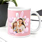 White Easter Day Personalised Mug