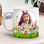 White Personalised Easter Mug
