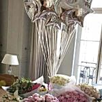 600 Mixed Flowers and Balloon Arrangement