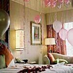 75 Helium Balloons and Rose Petals Surprise