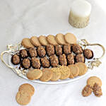 Assorted Delicious Butter Cookies And Choco