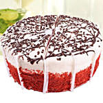 Frozen Four Layer Red Velvet Cake