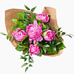 Elegant Pink Peonies Bouquet