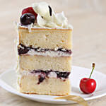 Heavenly White Forest Eggless Cake- 1 Kg