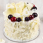 Heavenly White Forest Eggless Cake- 1.5 Kg