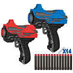 2 High Speed Pistol Guns and Soft Bullets