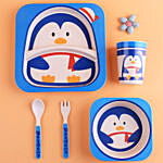 Penguin Bamboo Tableware Set