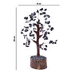 Black Agate Stone Handcrafted Wish Tree