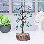 Green Agate Stone Handcrafted Wish Tree