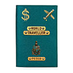 Personalised World Traveller Passport Cover