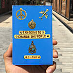 Personalised Change The World Passport Cover