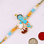 Set Of 3 Pearl And Kids Rakhi With Almonds