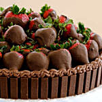 Chocolate And Strawberry Cake