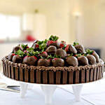 Chocolate And Strawberry Cake