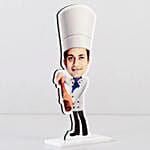 Personalised Caricature Chef with Fudge Cake