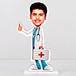 Personalised Caricature Male Doctor