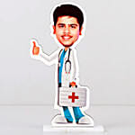 Personalised Caricature Male Doctor