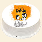 Lumba Set and Happy Rakhi Cake