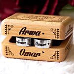 Personalised Engraved Box With Rings