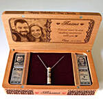 Personalised Engraved Necklace And Box