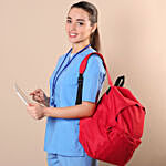 600 D polyester Red Bag