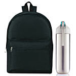 600D Polyester Backpack And Water Bottle Set