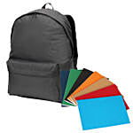Backpack and 6 Notebook Set