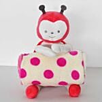 Ladybug Soft Toy with Baby Blanket