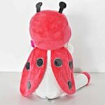 Ladybug Soft Toy with Baby Blanket