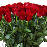 Romantic Bunch Of Long Stem Roses
