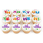 Thank You Teacher Cupcakes
