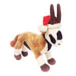 Super Soft Toy Oryx With Santa Hat