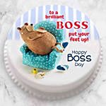 Brilliant Boss Fondant Cake